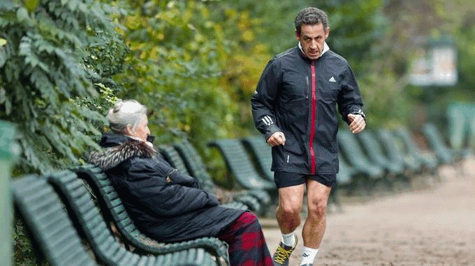 sarkozy au parc monceau