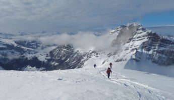 montée en ski de randonnée débutant