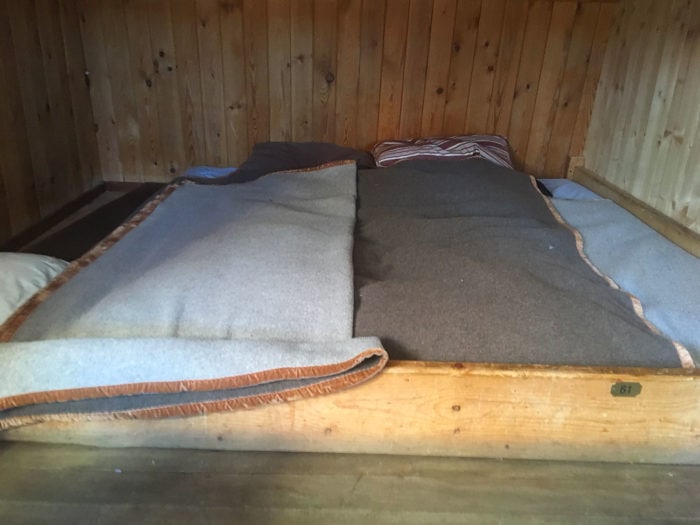 couvertures et matelas cabane margherita
