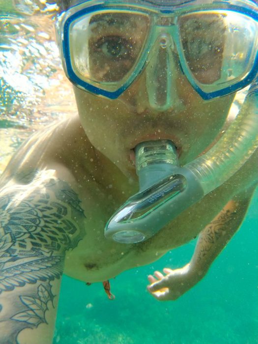 snorkeling téléphone