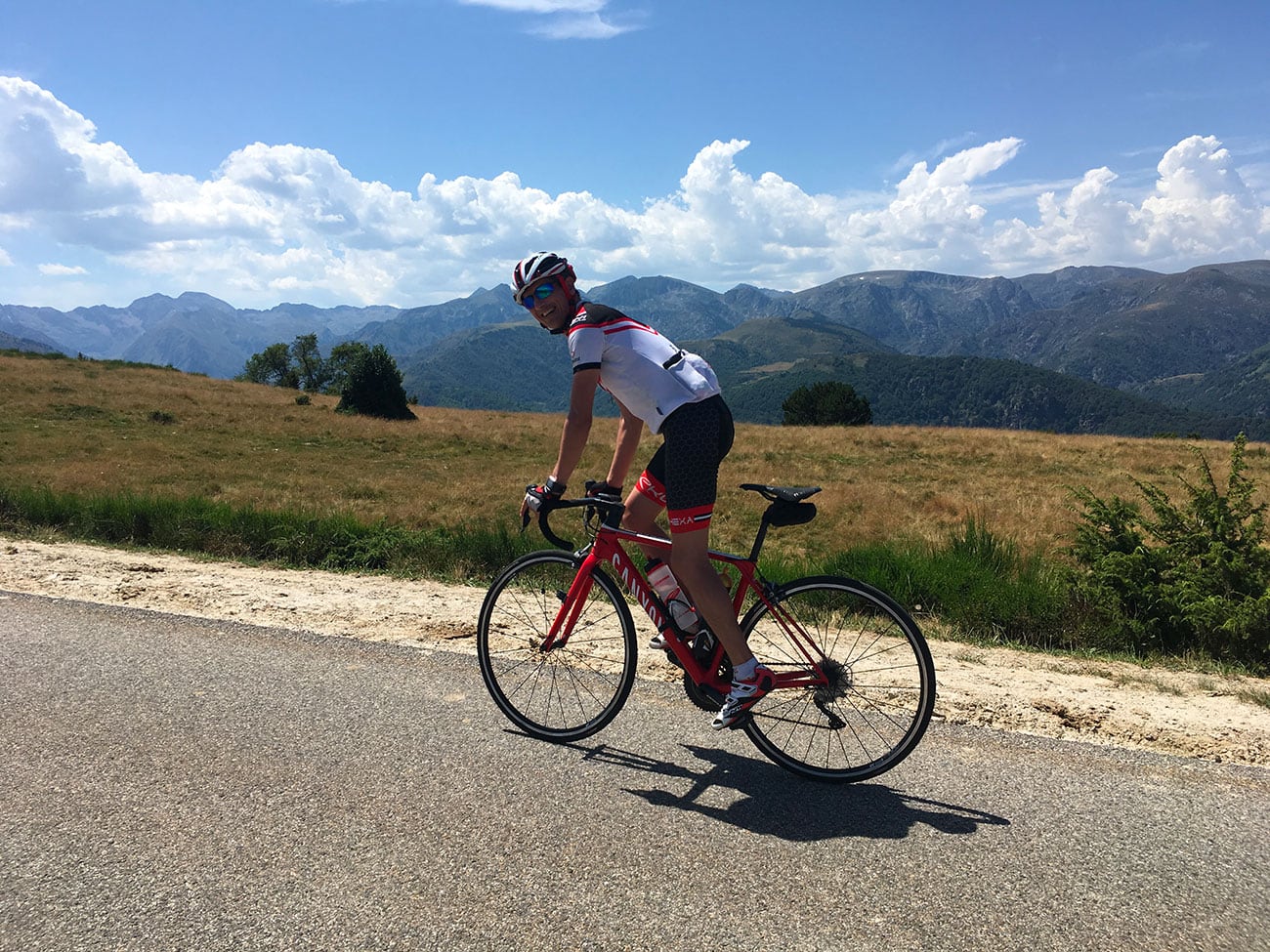 Parcours de la traversée des Pyrénées à vélo par les cols (cyclisme)