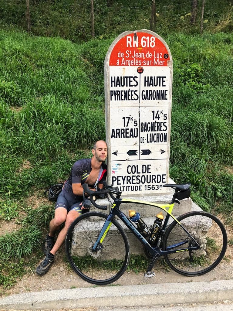 Parcours de la traversée des Pyrénées à vélo par les cols (cyclisme)